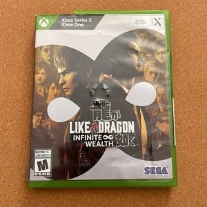 Like a Dragon Infinite Wealth video game for Xbox Series X/xbox one new